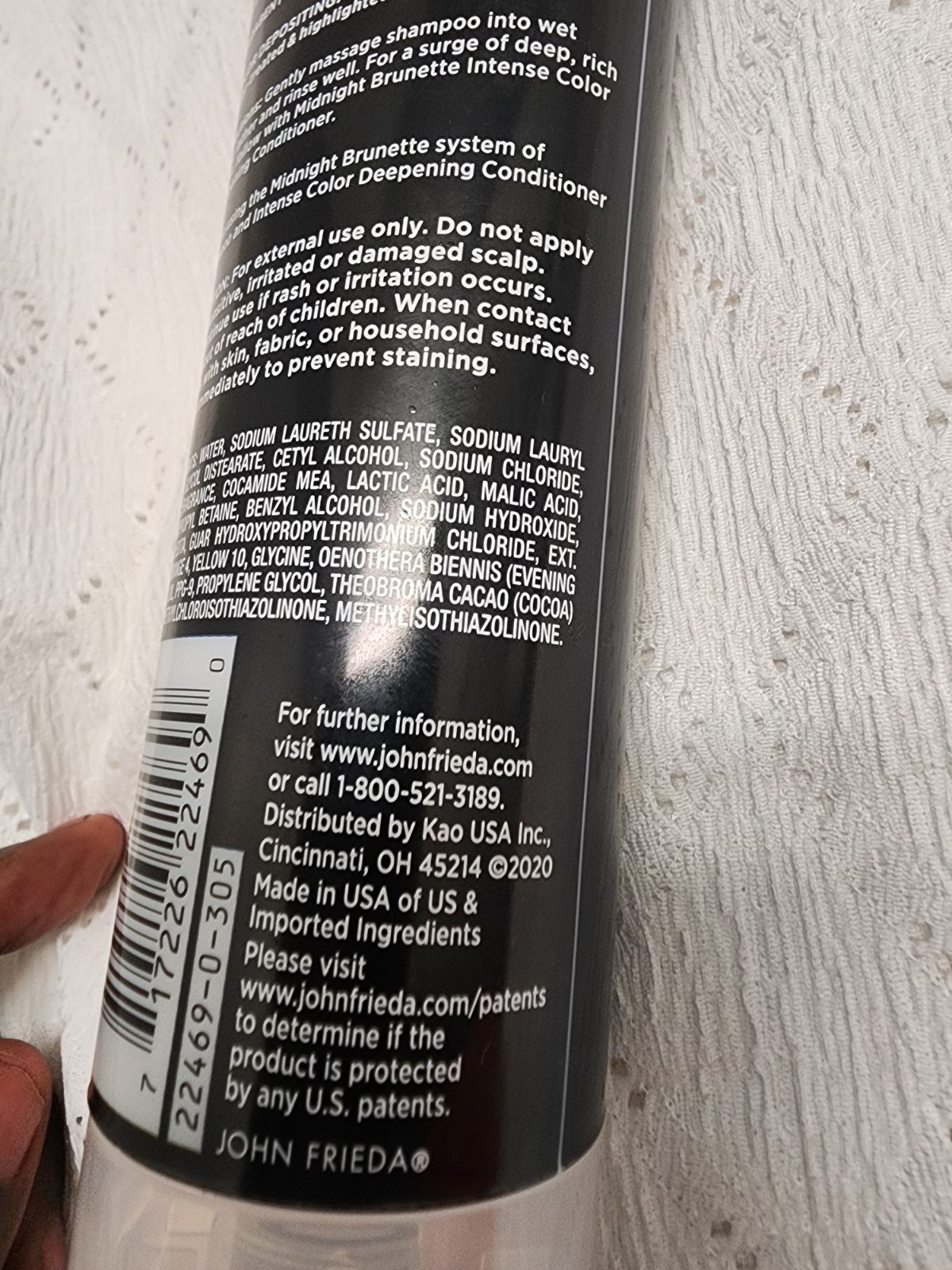 John Frieda Midnight Brunette Color Deepening Shampoo - 8.3 fl.oz