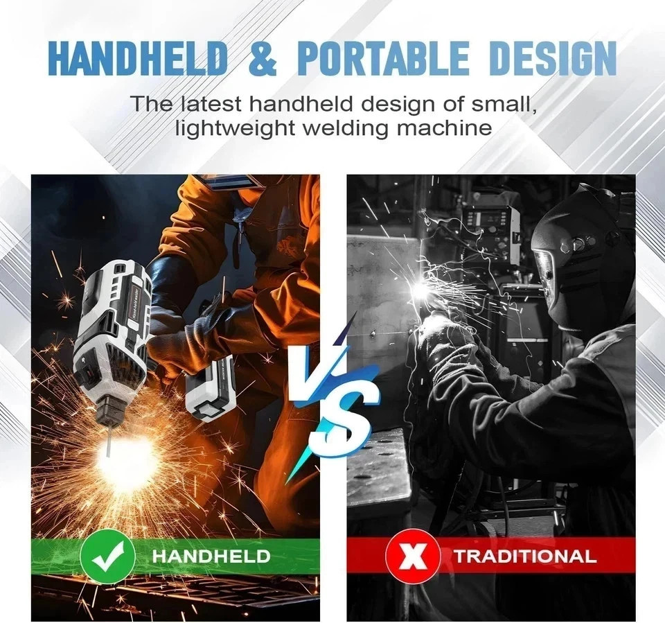 Saker Portable Electric Welding Machine,110V Portable Welder Handheld with IG