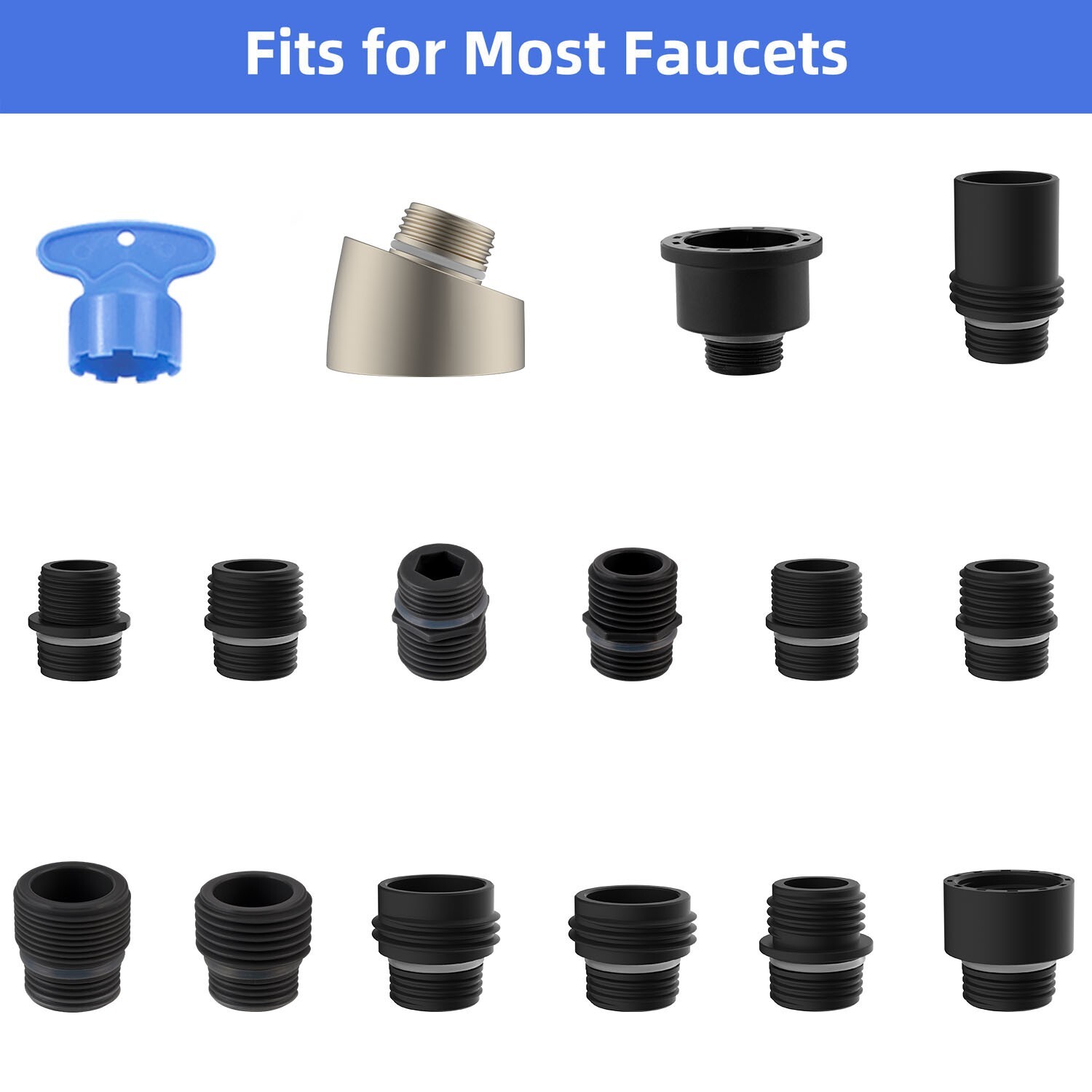 Pull Down Kitchen Faucet Head Replacement Compatible with Moen Delta Faucets US