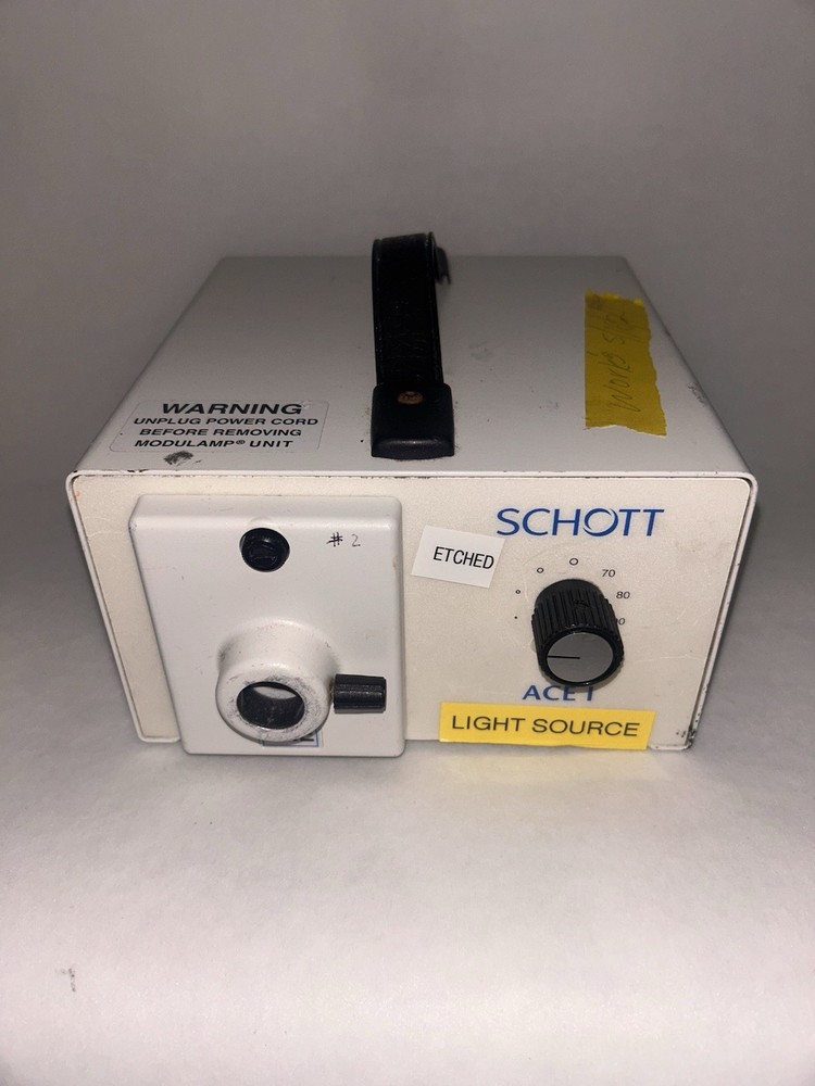 Fostec Schott-Fostec LR92240 Fiber Optic Microscope Light Source