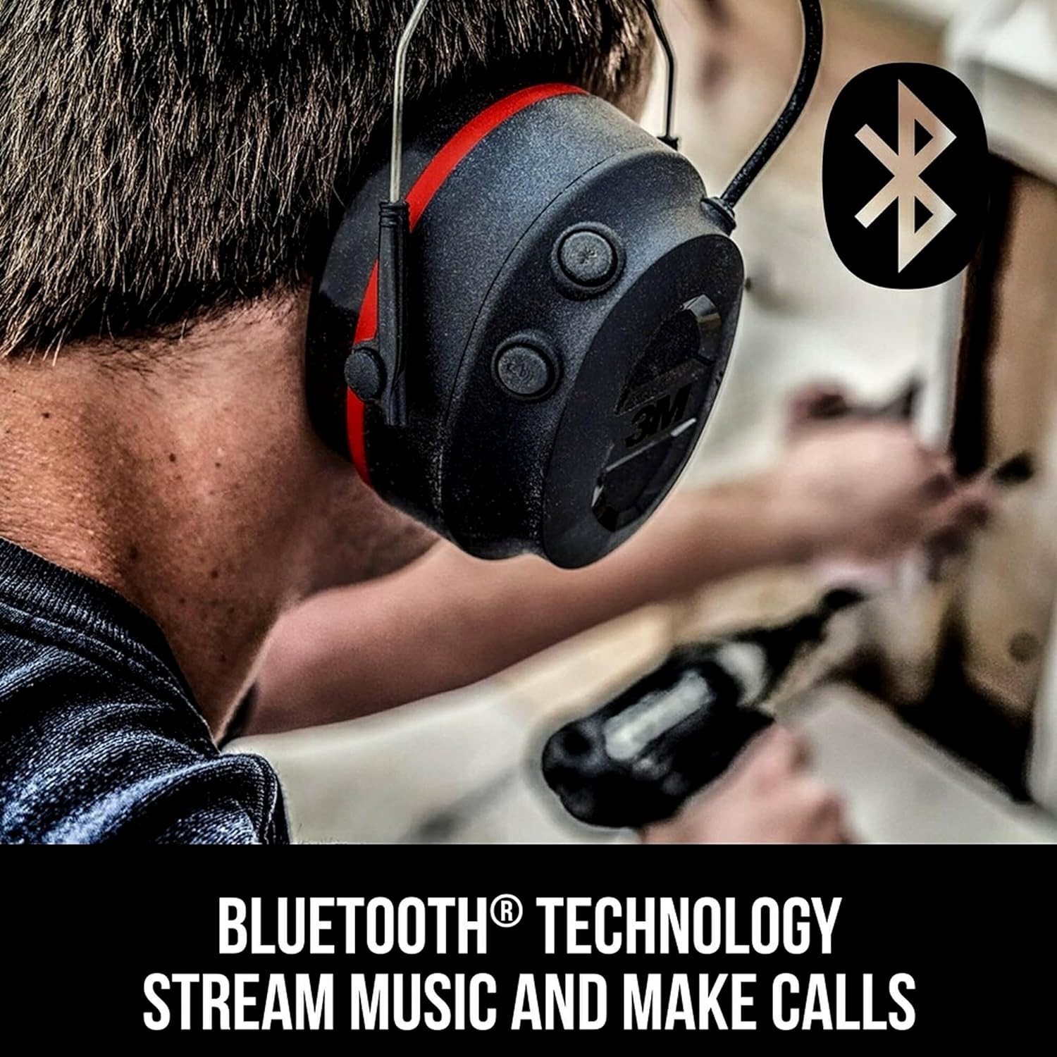 NEW 3M Pro-Protect Wireless Electronic Hearing Protector w/Bluetooth Technology