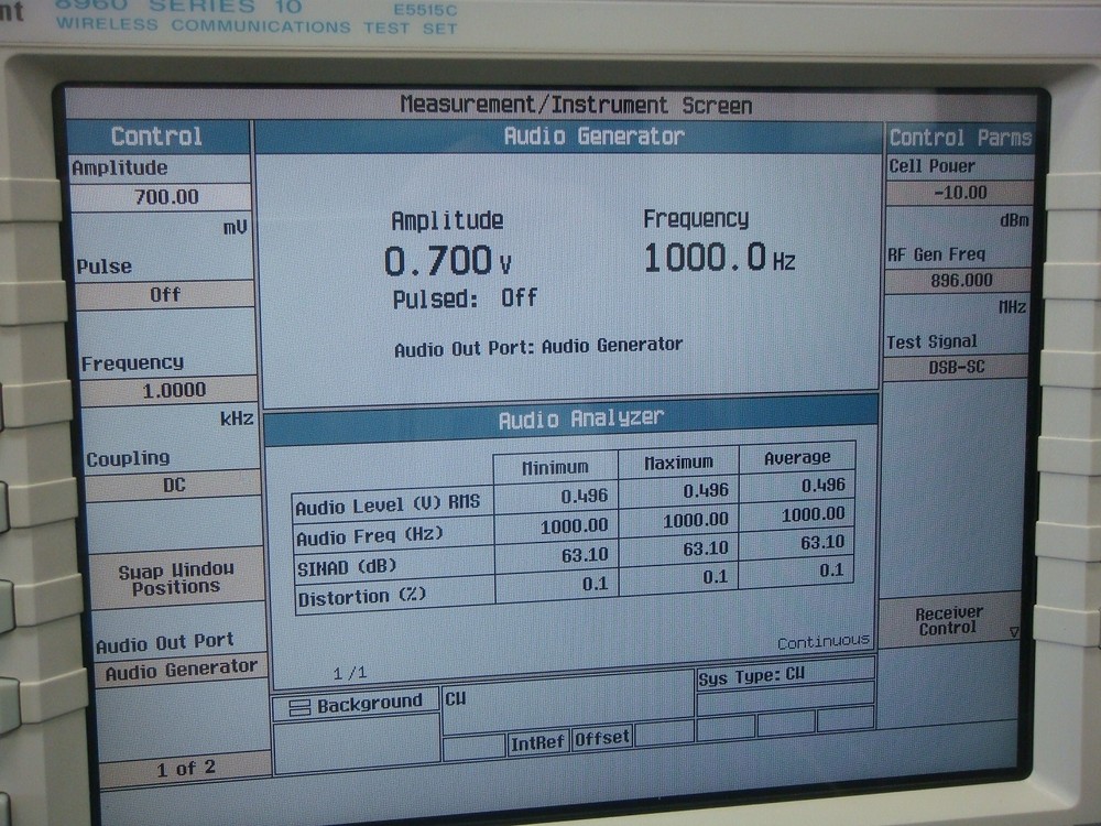 Agilent E5515C /002/003 Wireless Communications Test Set