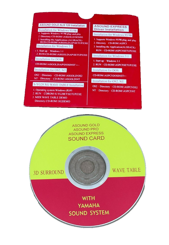 Asound Gold Asound Express Sound Card PC Software