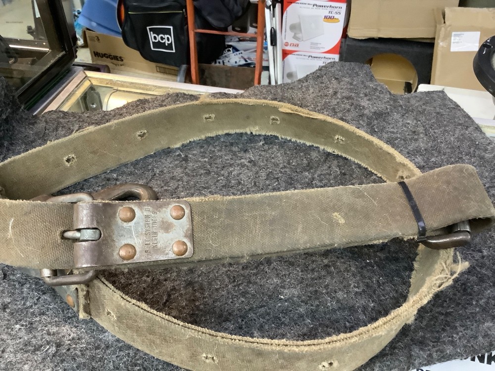 LEATHER CLIMBING BELT, BELL SYSTEMS KLEIN TOOL