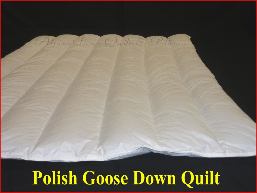 DOUBLE BED 95% POLISH GOOSE DOWN  QUILT COMFORTER WINTER WARMTH