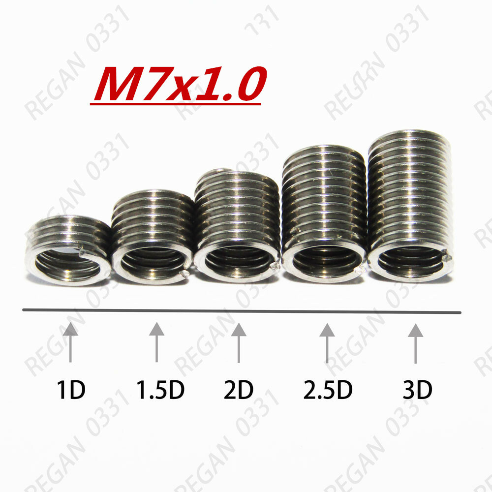 304 Stainless Steel Thread Repair Wire Insert FINE THREAD Helicoil Thread Insert