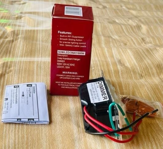 3-Way Sliding Dimmer for LED White