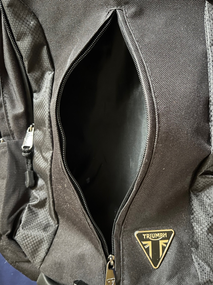 Triumph Motorcycle Backpack Black