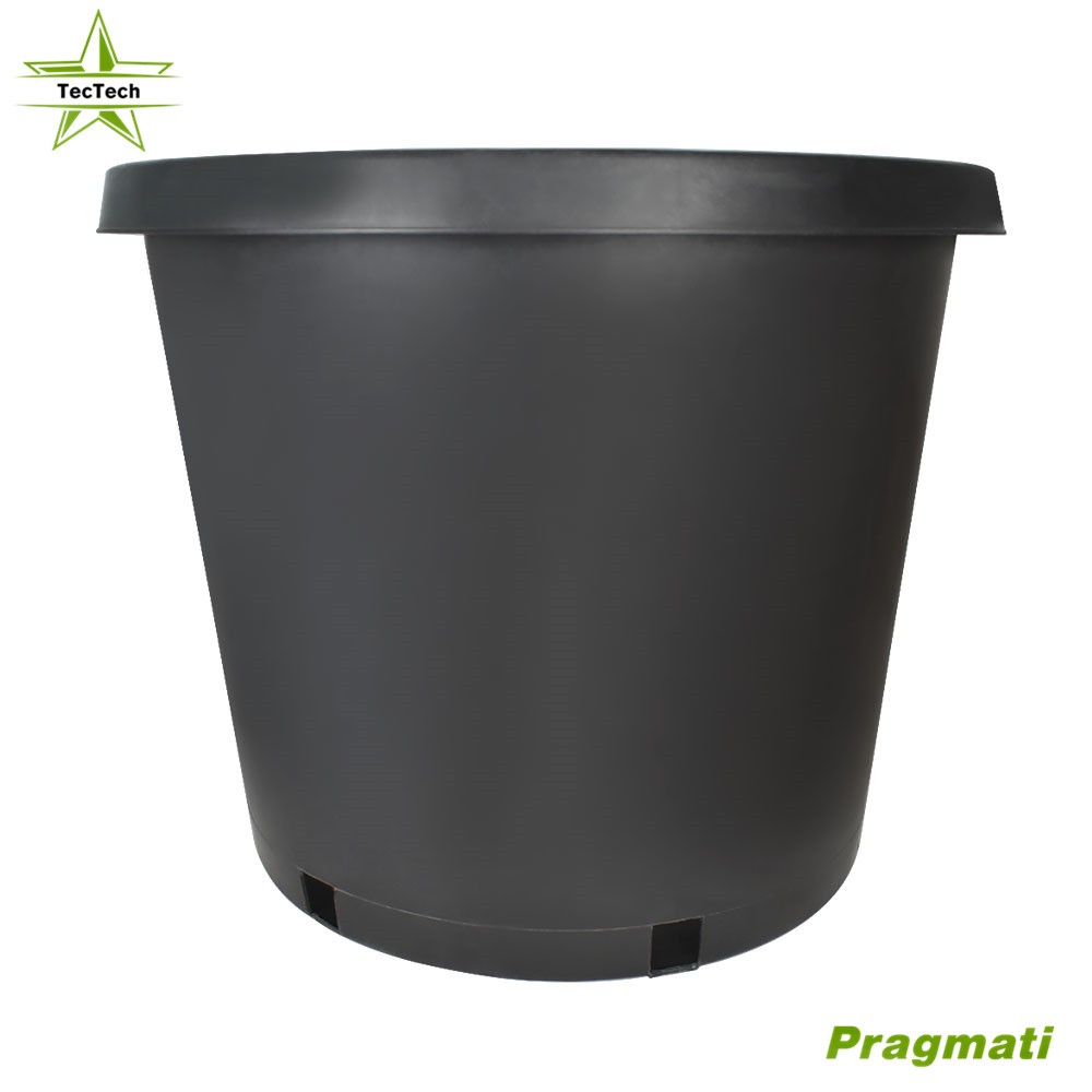 10 Pack 15 Gallon Black Injection Molding Flower Pots Garden Plant Nursery Pots