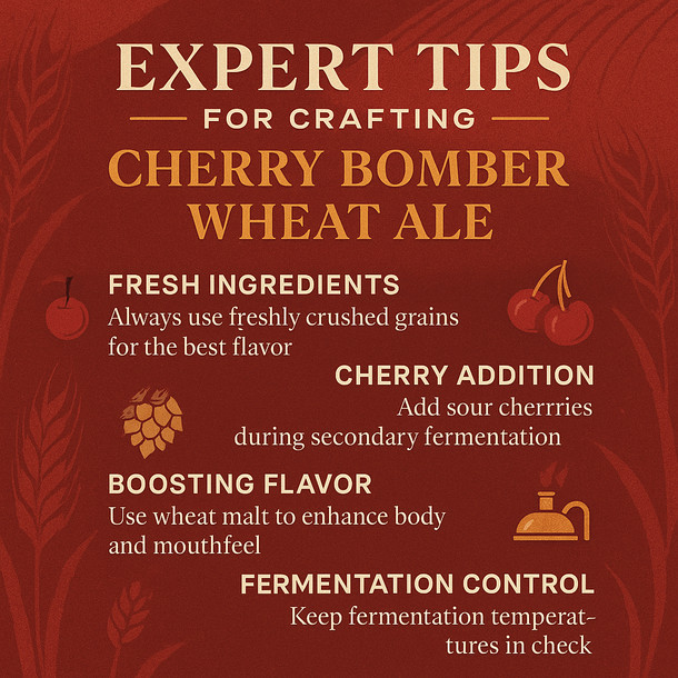 Label Peelers Cherry Bomber Wheat Ale Beer Kit
