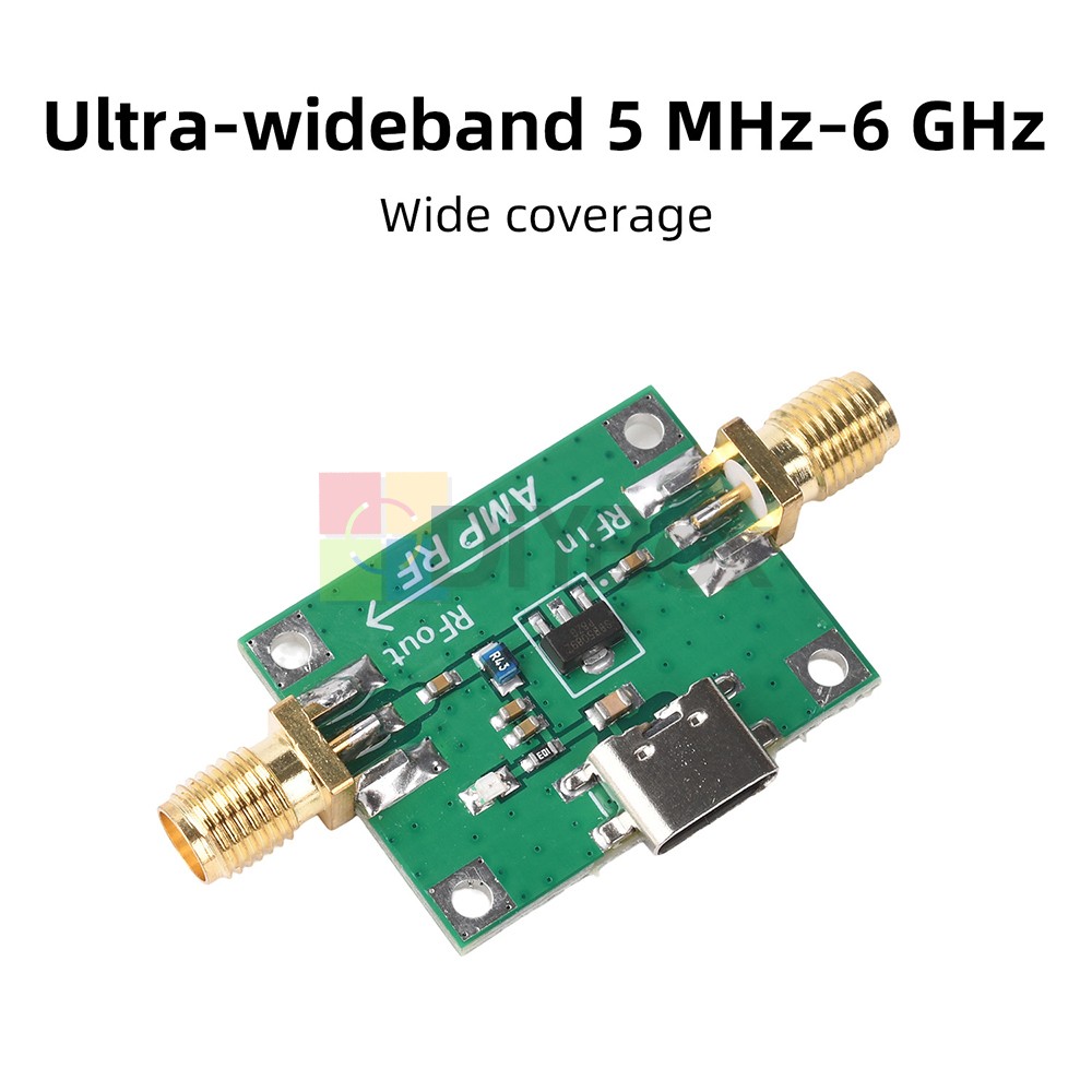 20dB Gain RF Module 5MHz–6GHz RF Power Amplifier RF Preamplifier Module SBB5089