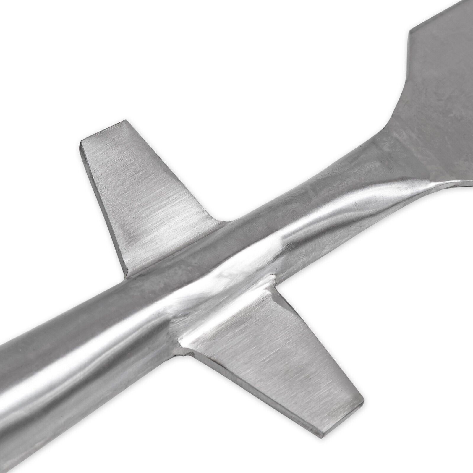 Hand Forged Medieval Winged Spear Head in High Carbon Steel