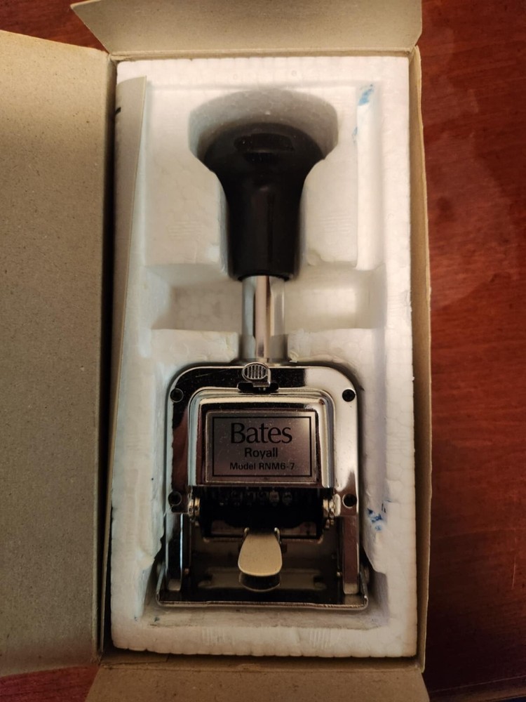 Bates Royal Automatic Numbering Machine - Numeroteur - NM6-7