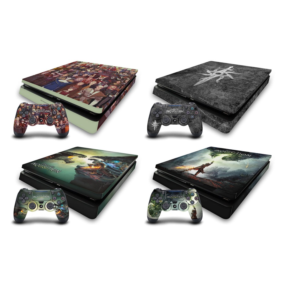 DRAGON AGE INQUISITION GRAPHICS VINYL SKIN FOR PS4 SLIM CONSOLE & CONTROLLER