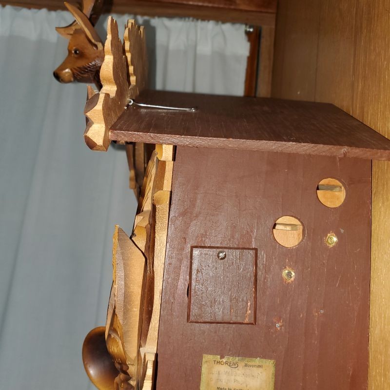 vintage hunter cuckoo clock