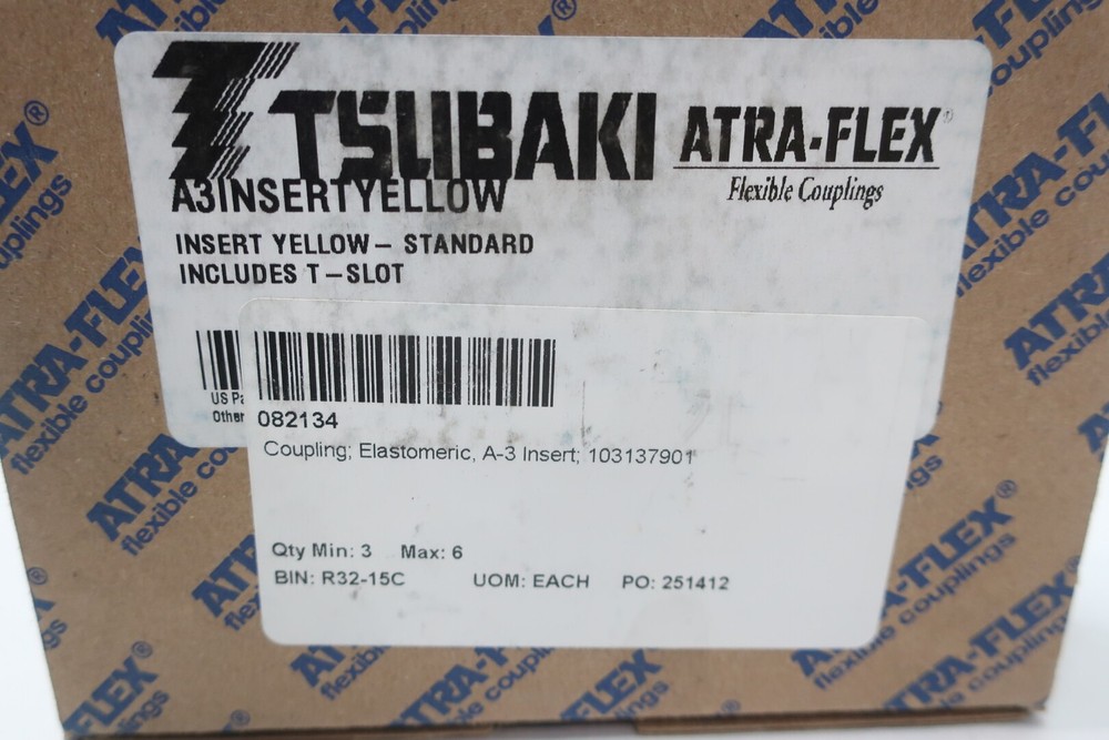 Tsubaki A3 Yellow Insert Flexible Coupling 2-1/4in