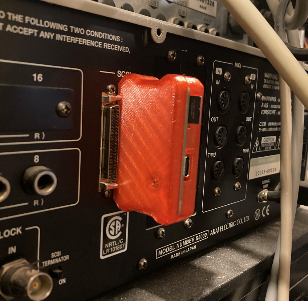 ZuluSCSI Pico HD50 Plug-In SCSI SD Drive