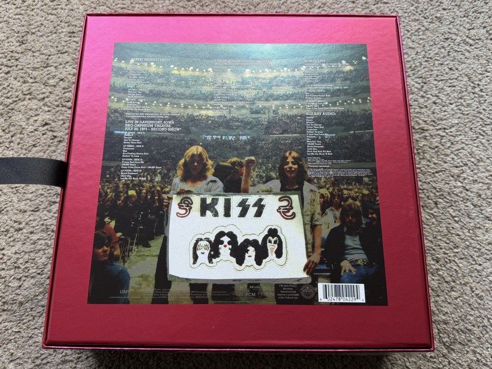 KISS ALIVE 50th Anniversary Super Deluxe EMPTY BOX ONLY G2U