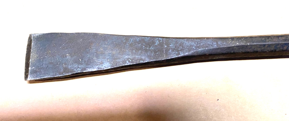 Antique Hand-Forged Blacksmith Made 20" x 1 1/4 " Chisel