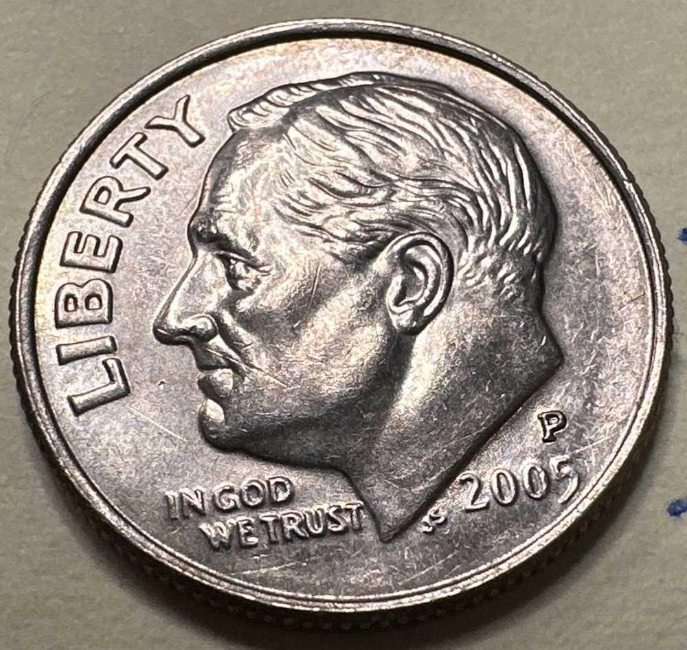 2005 (P)  US Roosevelt Dime 10C 7516N