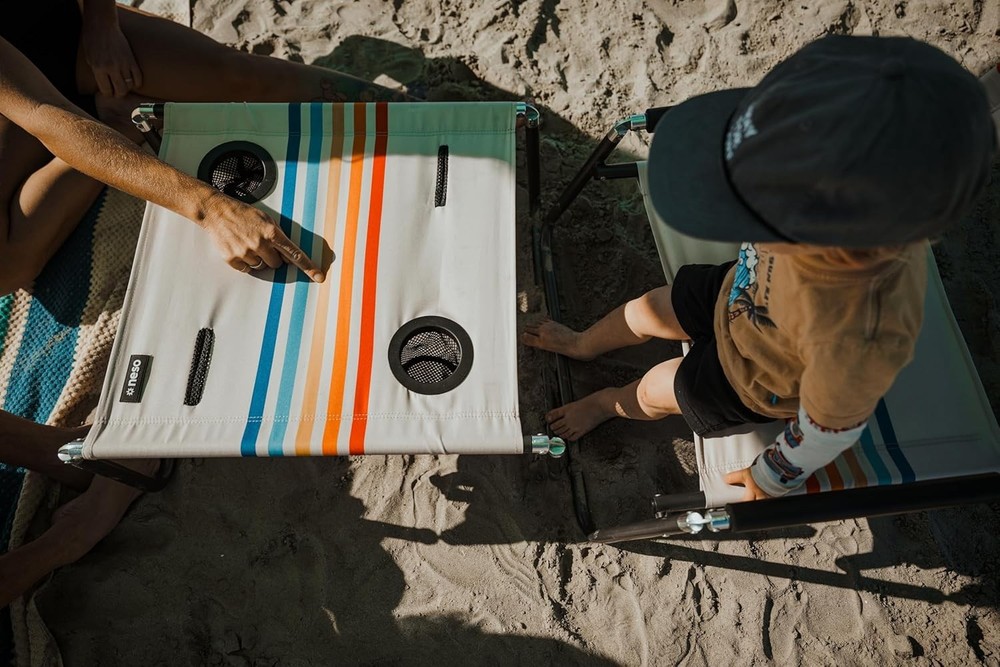 Beach Table Lightweight Portable & Foldable Table Beach Camping & Outdoor