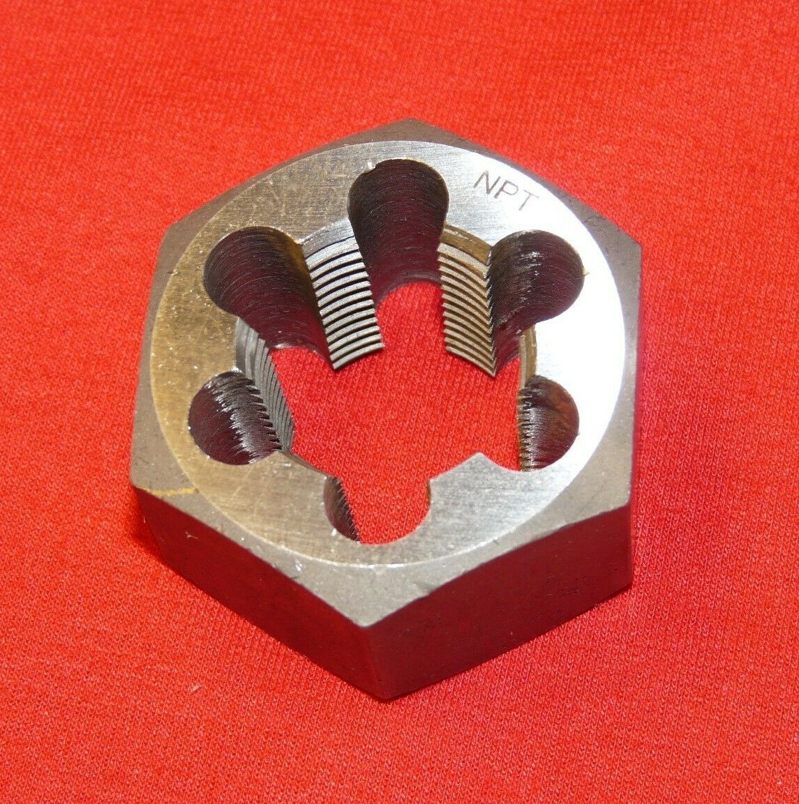 3/4 -14 NPT Pipe Die Nut Hex Rethread Chaser 1.8" Hex CS A-1 417-04814
