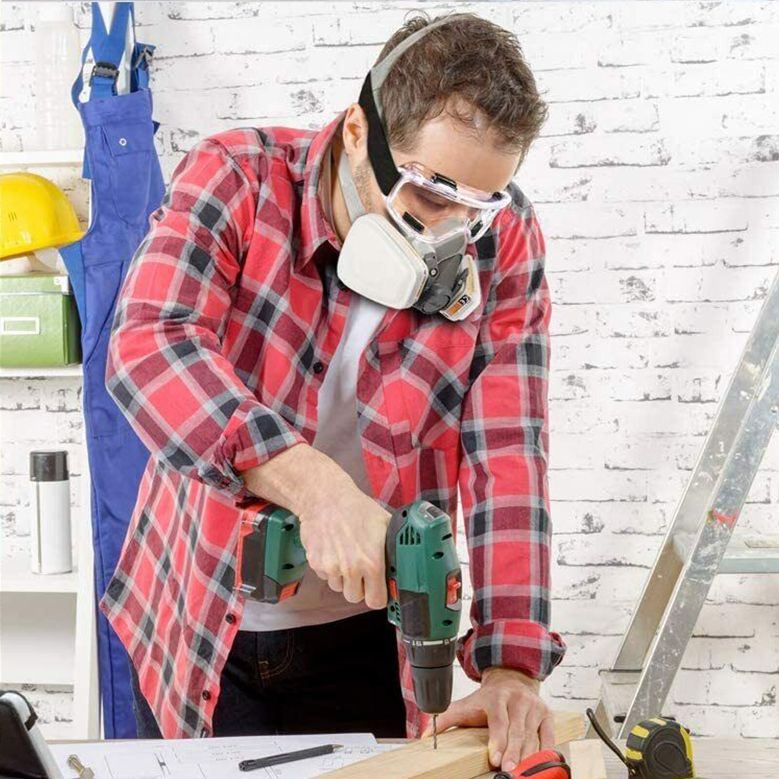 Head Harness Strap Assembly for 6200/6000/6100 Series Half Face Masks Respirator