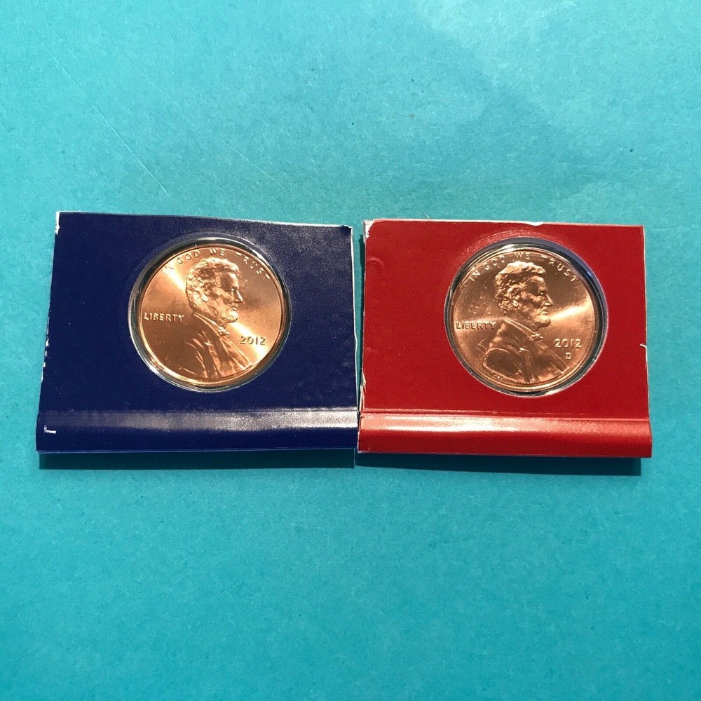 2012 P&D Lincoln Shield Cents  in US Mint Wrap