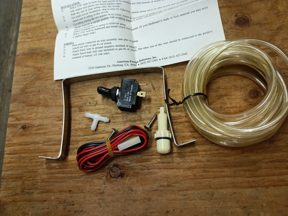 AFI Windshield Washer Kit 33500