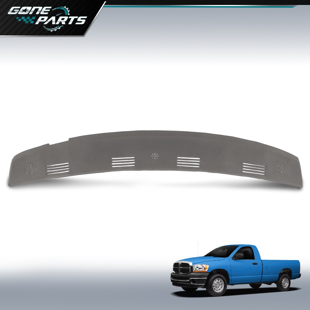 Fit For 2002-2005 Dodge Ram 1500 Upper Dashboard Panel Molded Dash Cover Gray