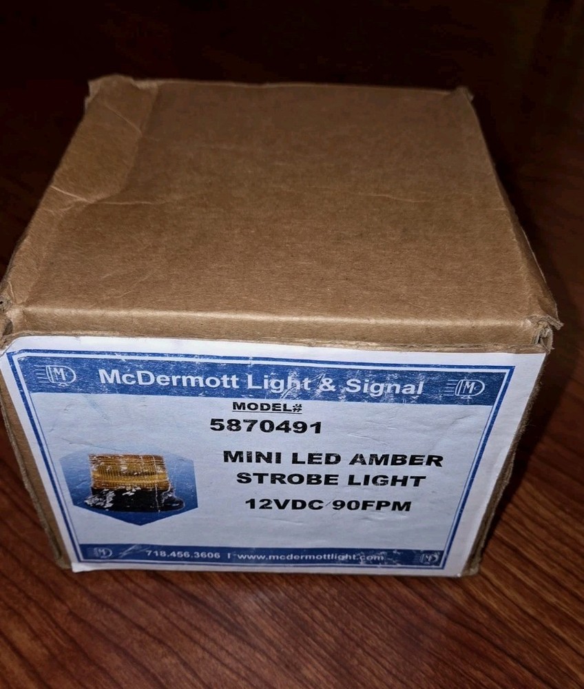 EMERGENCY STROBE LIGHT for Vehicles .NEW. MCDERMOTT Lighting