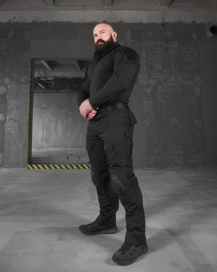 Combat suit black SWAT VT5243💛💙