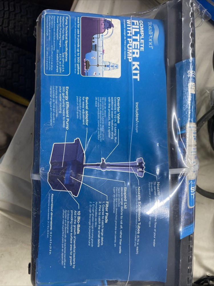 TotalPond Complete Filter Kit with 300 GPH Pump