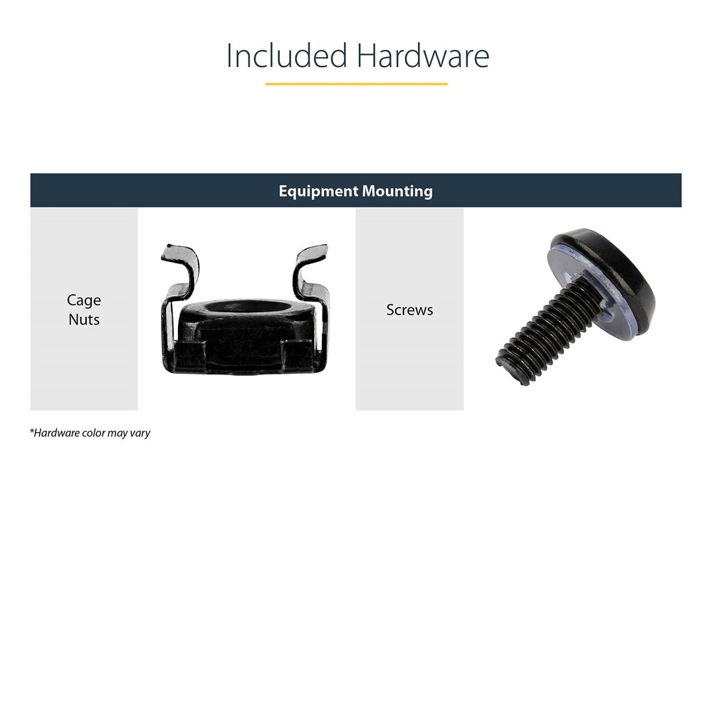 StarTech 8U Open Frame Wall Mount Equipment Rack - Adjustable Depth