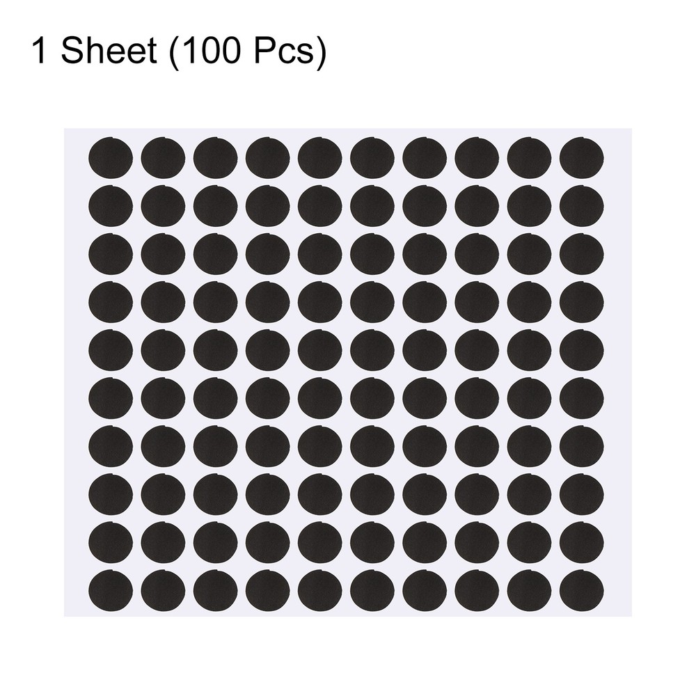 100PCS Black Pool Table Marker Dot Craft