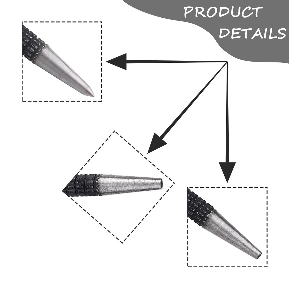 Professional Nail Punch Set with Multiple Sizes for Different Materials