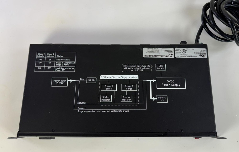 Middle Atlantic USC-6R Universal 6-Step Sequencing Controller #b