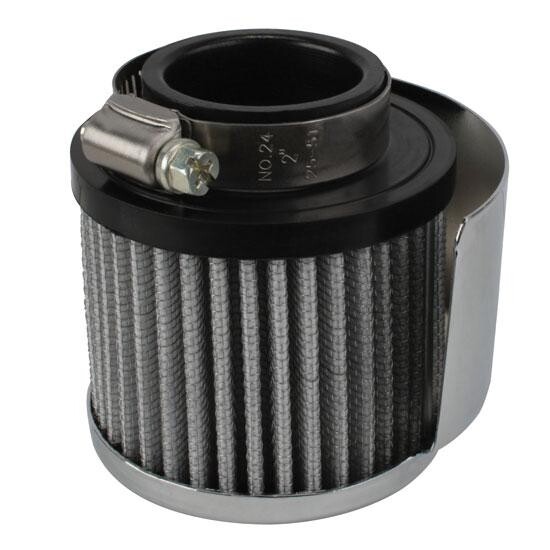 2 VALVE COVER  SHIELDED BREATHER WASHABLE 1 1/2"