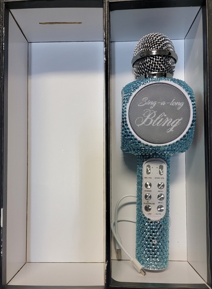 Sing-A-Long Bling Bluetooth Karaoke Microphone