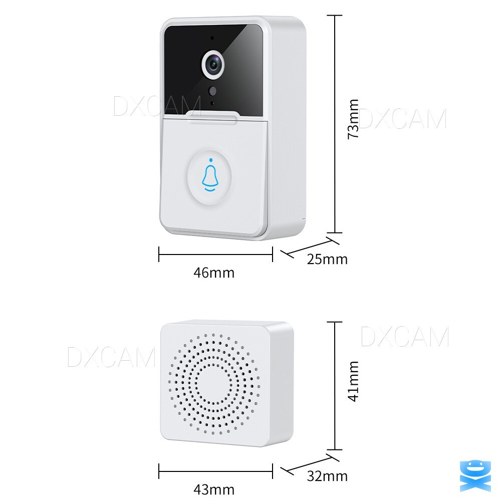 Wifi Smart Doorbell Wireless Security Intercom Video Camera Chime Door Bell Ring