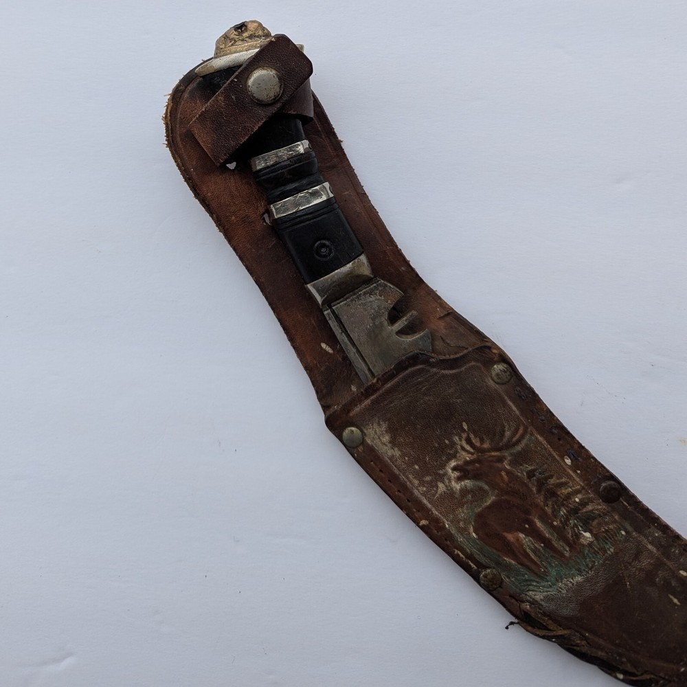 Vintage Kukri Knife w/ Leather Sheath