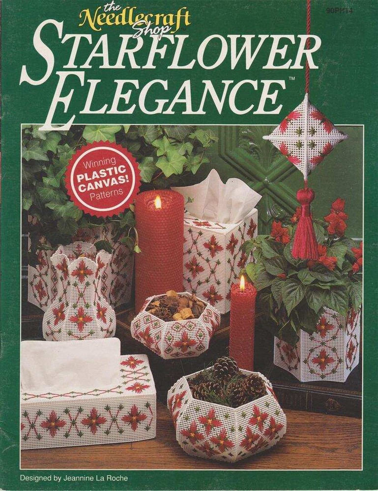 OOP!!! PLASTIC CANVAS STARFLOWER ELEGANCE