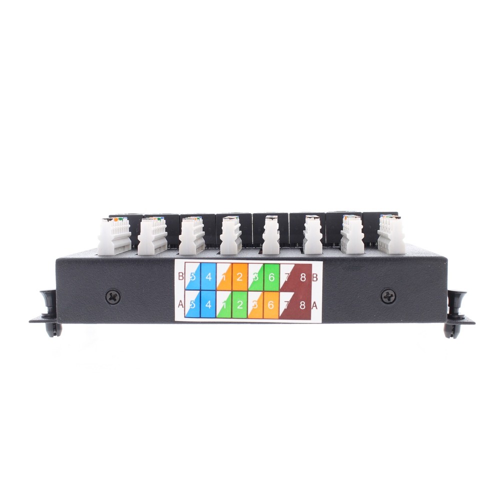 Cooper Media Sync CSH8D 8-Port Cat 5E Computer Network Data Module