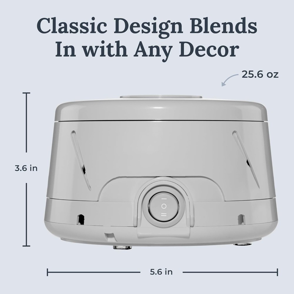 Yogasleep Dohm Classic (Gray) White Noise Machine (Cosmetic Defect)