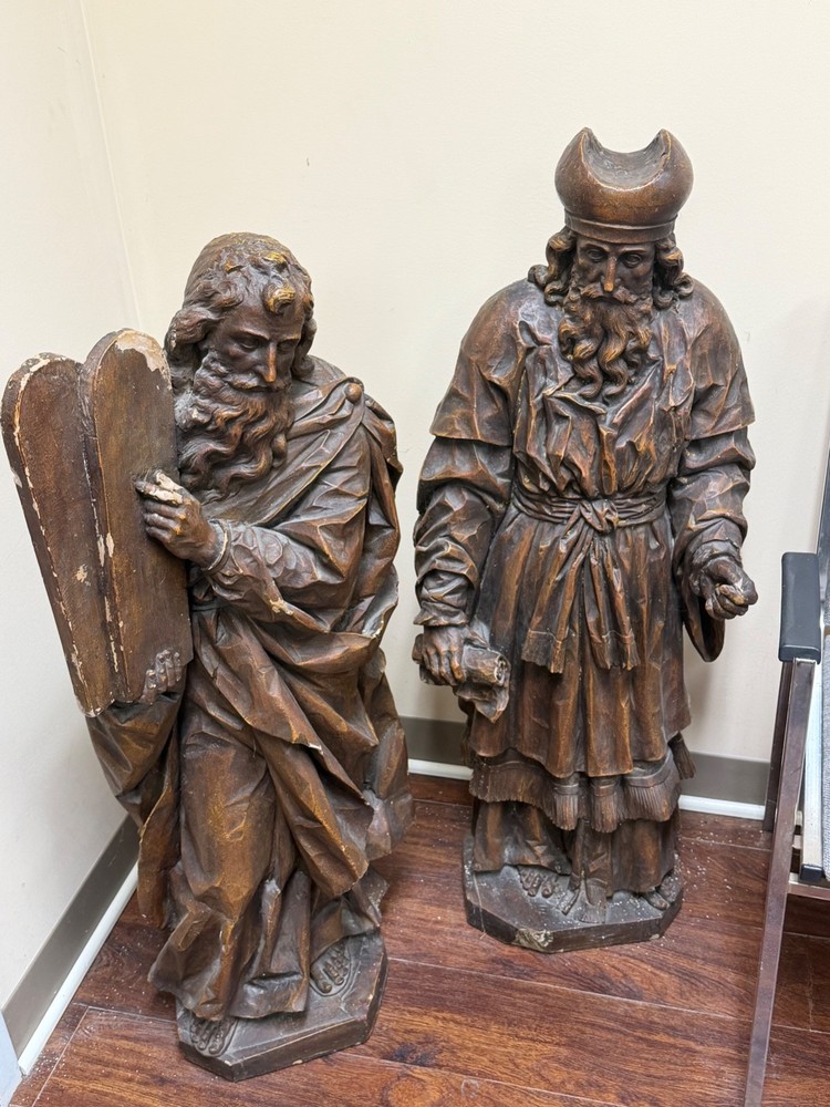 Two 48" tall Religious Statues