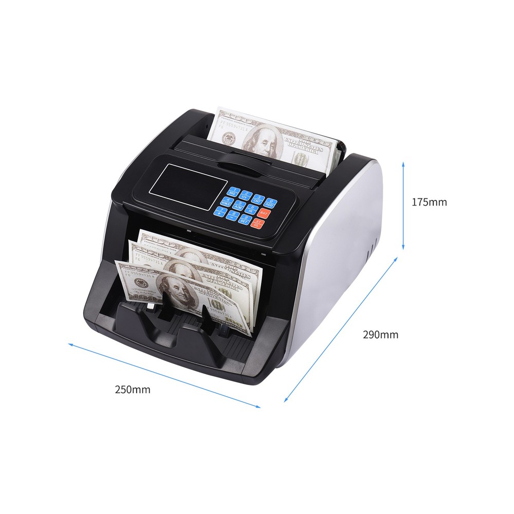3-Money Counter Machine Counterfeit Bill Detector Automatic Money Detection
