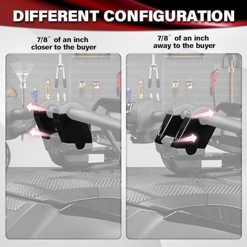 2" Adjustable Handlebar Riser Kit for Can-Am B. 2"Aluminum Handlebar Riser Kit