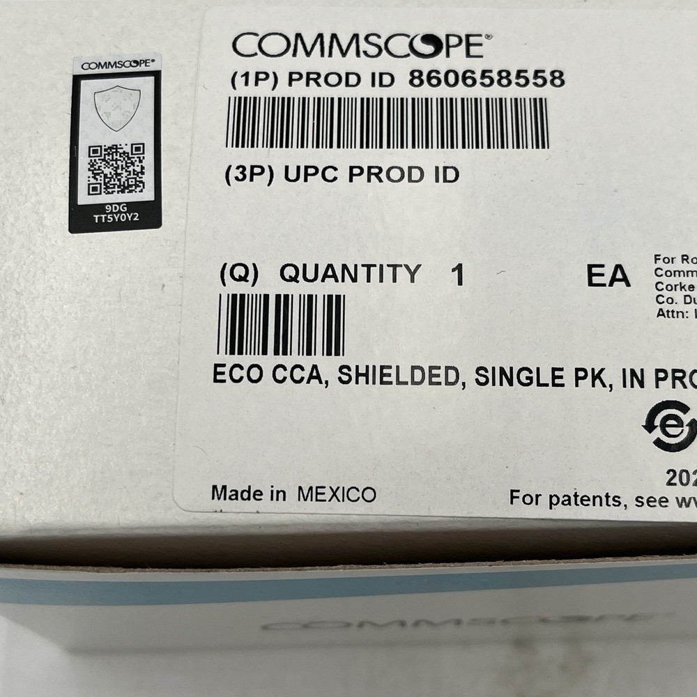 NEW!! Pack of 5 CommScope Shielded Ceiling Connector Assembly - 760250028