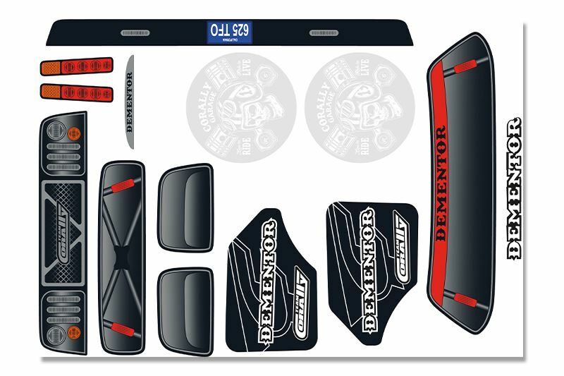 Corally - Body Decal Sheet  - Dementor XP 6S - 1 pc