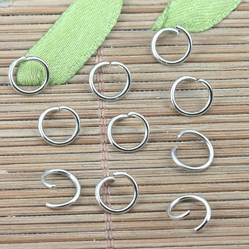 200pc dull silver color 8mm jump ring for DIY making G2139